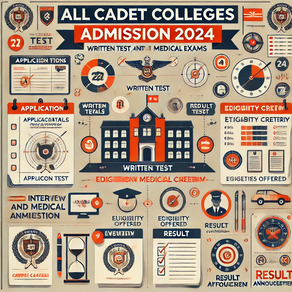 All Cadet Colleges Admission 2024