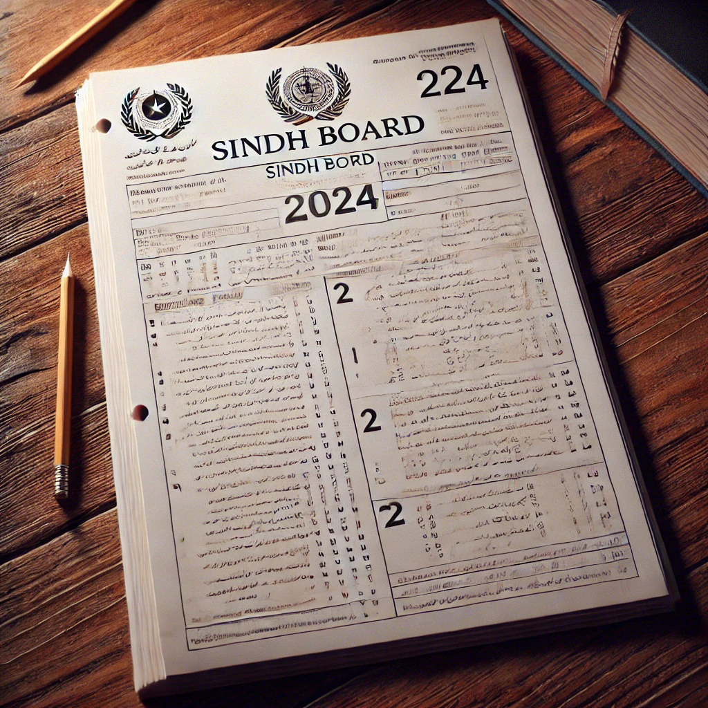 Model Paper Class 12 Sindh Board