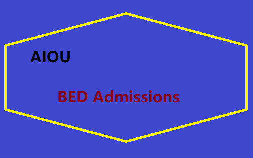 AIOU BED Admission 2024 Form Fees