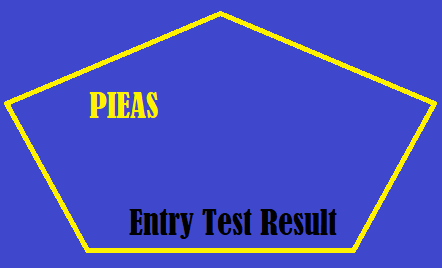 PIEAS Entry Test Result