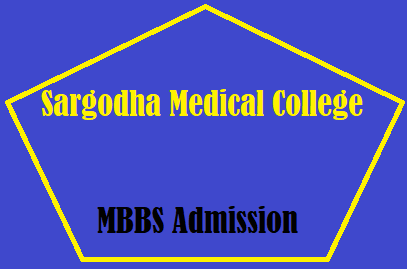 Sargodha Medical College MBBS Admission